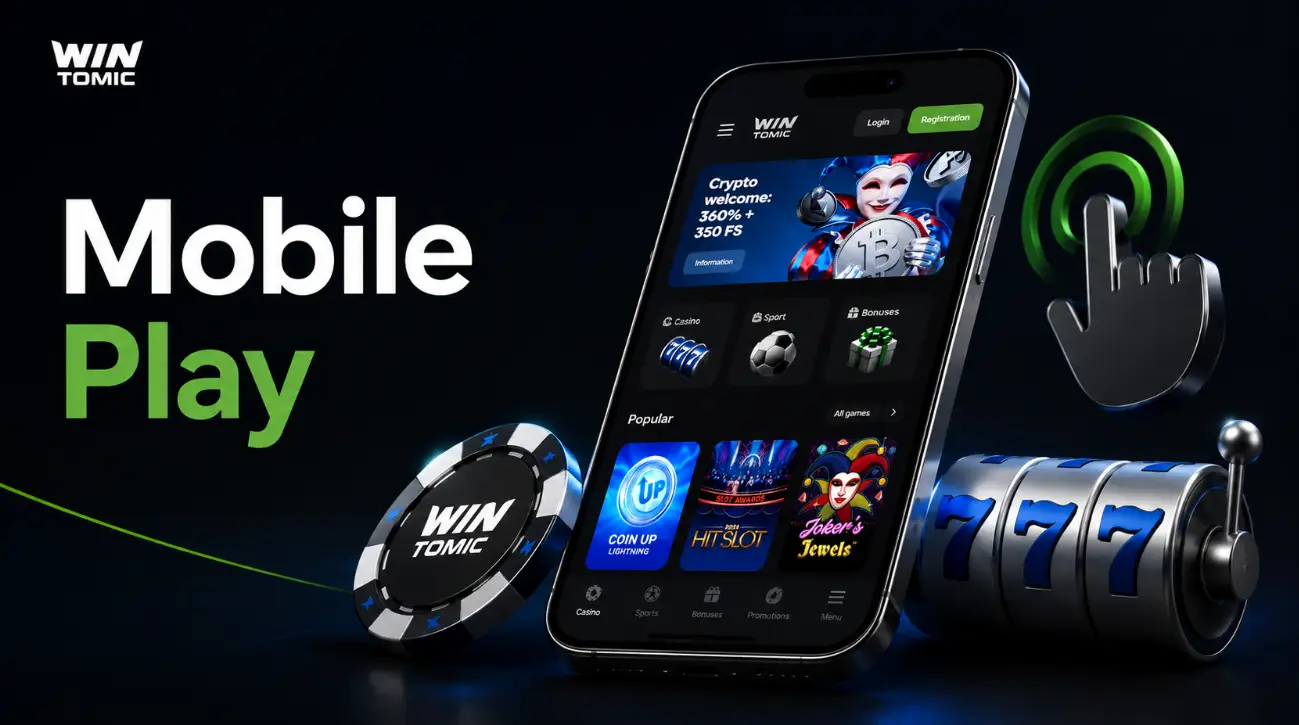 Mobile Play at Wintomic Casino